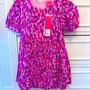 Lilly Pulitzer, Toddler Size 5 Wild Fuchsia Spotted in Love Moiraine Dress